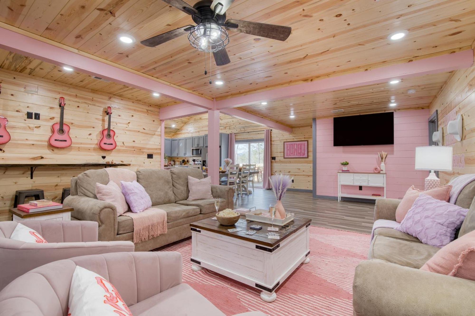 Pink Pines Avantstay Luxury Aesthetic Dream Home Indoor Pool Hot Tub Pigeon Forge Eksteriør billede