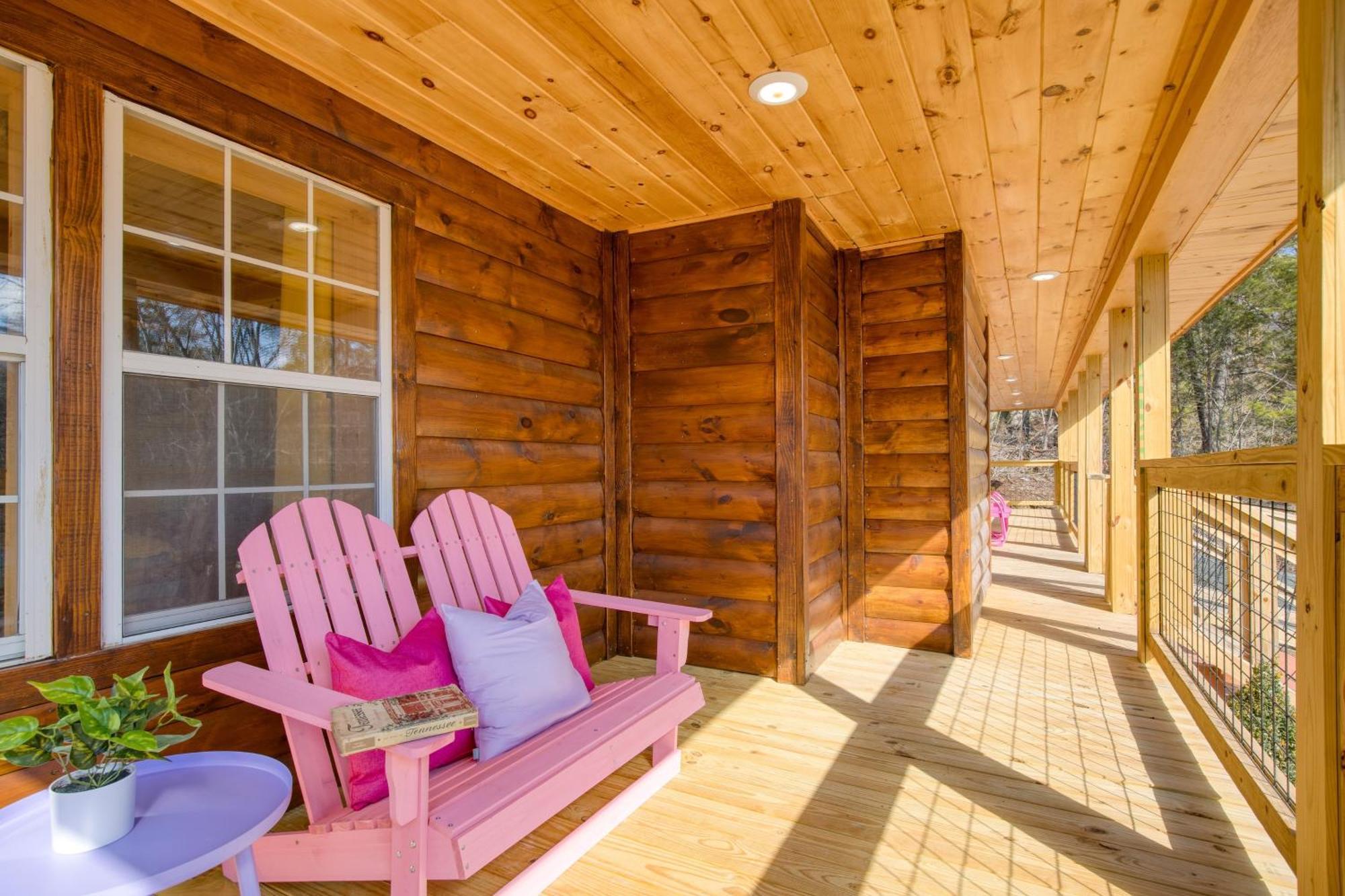 Pink Pines Avantstay Luxury Aesthetic Dream Home Indoor Pool Hot Tub Pigeon Forge Eksteriør billede