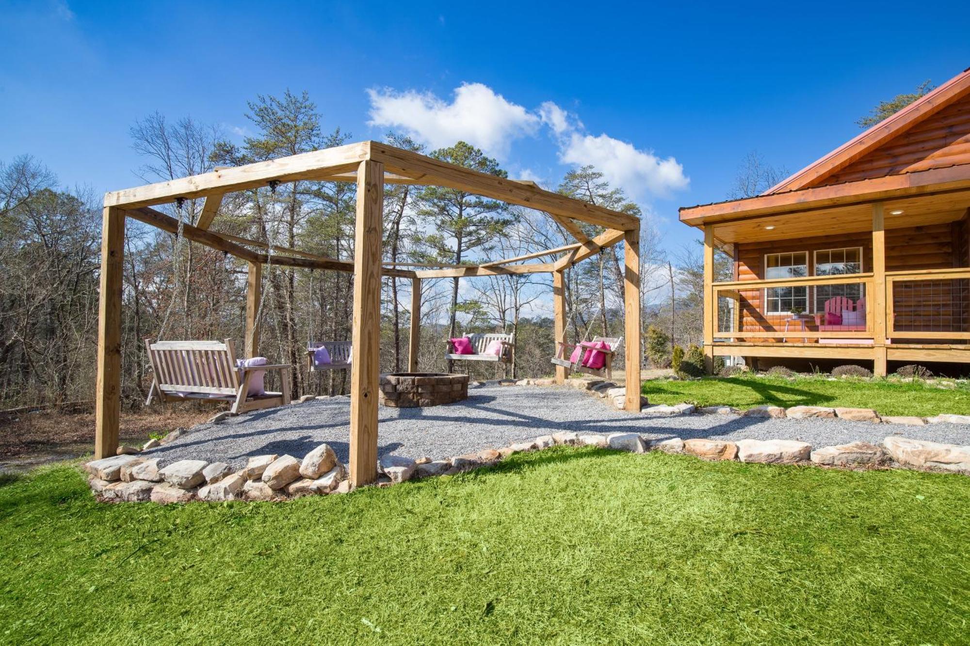 Pink Pines Avantstay Luxury Aesthetic Dream Home Indoor Pool Hot Tub Pigeon Forge Eksteriør billede