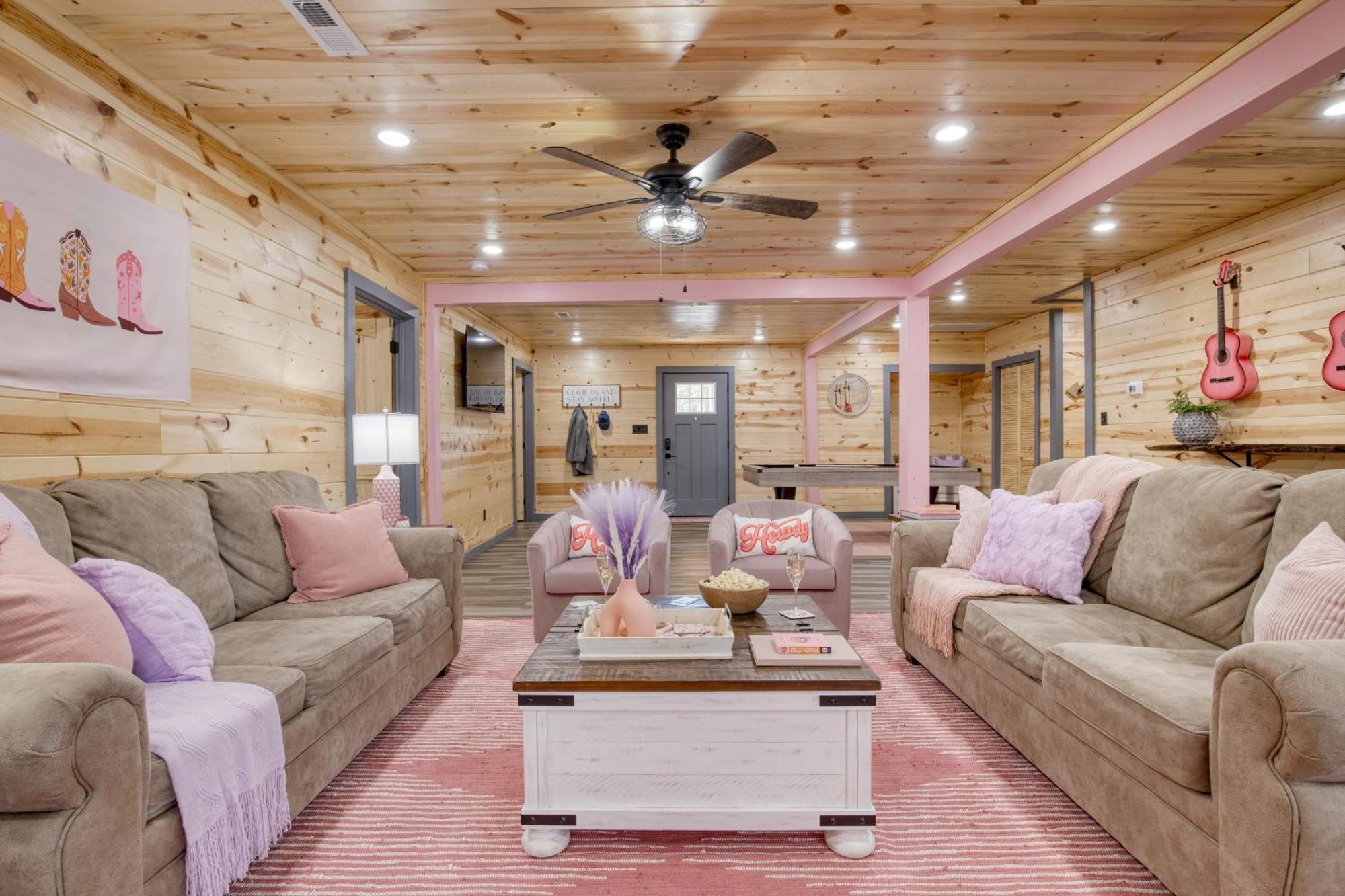 Pink Pines Avantstay Luxury Aesthetic Dream Home Indoor Pool Hot Tub Pigeon Forge Eksteriør billede