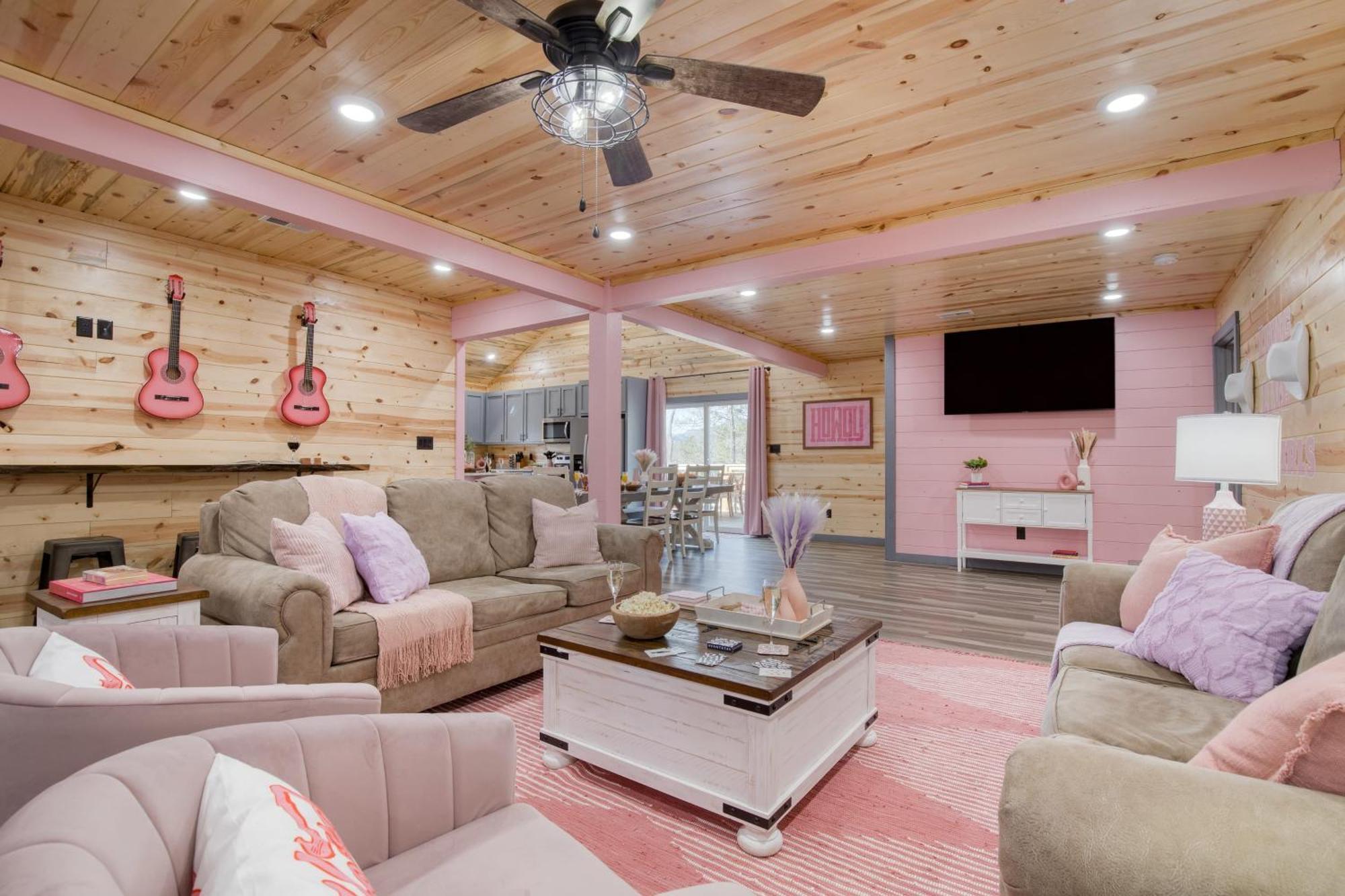 Pink Pines Avantstay Luxury Aesthetic Dream Home Indoor Pool Hot Tub Pigeon Forge Eksteriør billede